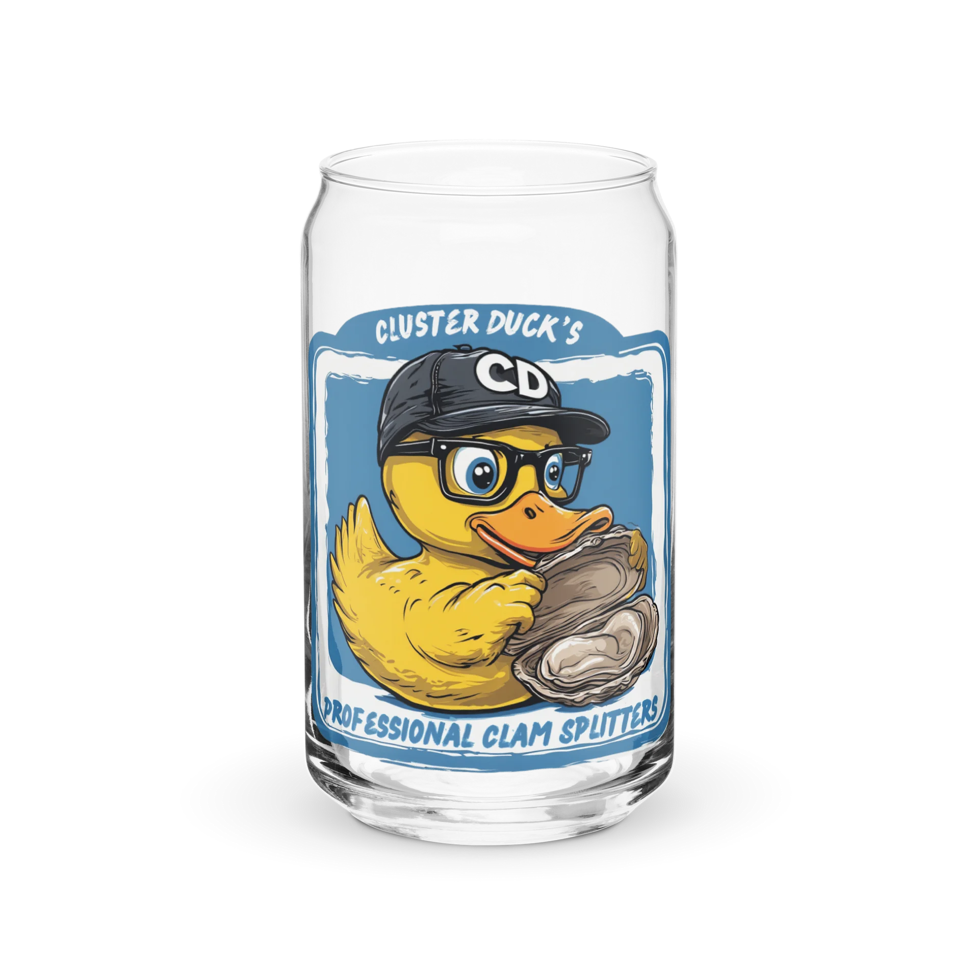 Can Shaped Glass Clam Style product image (1)