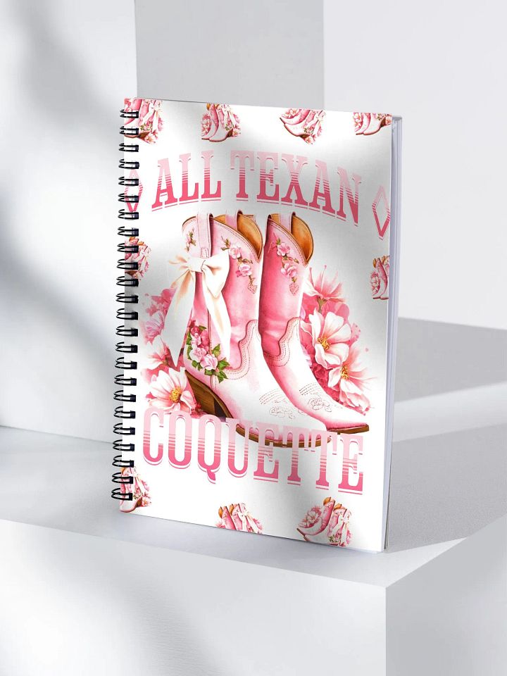 All Texan Coquette Spiral Notebook product image (1)