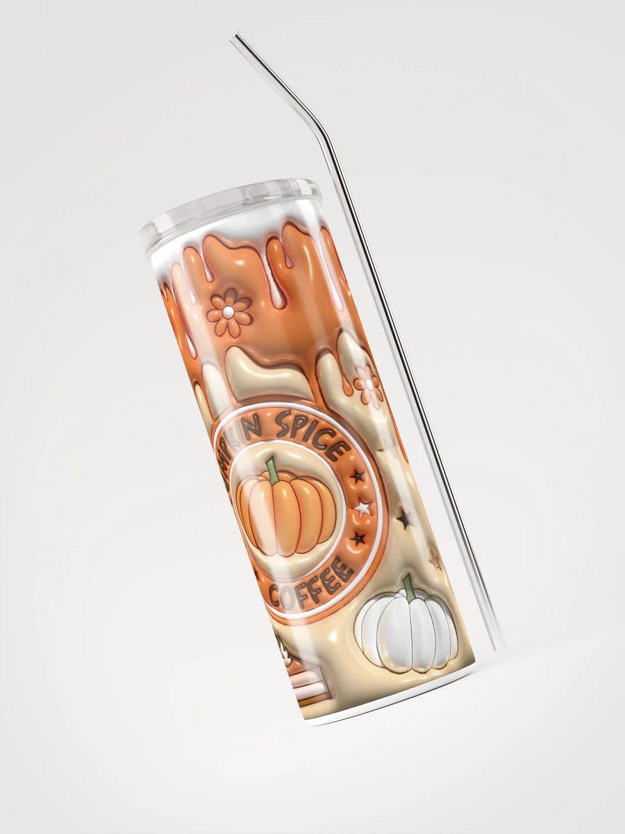 Pumpkin Spice Stainless Steel Tumbler product image (3)