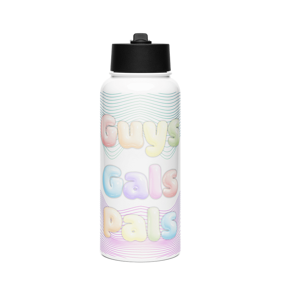 Guys Gals Pals Stainless Steel Pride Water Bottle product image (1)
