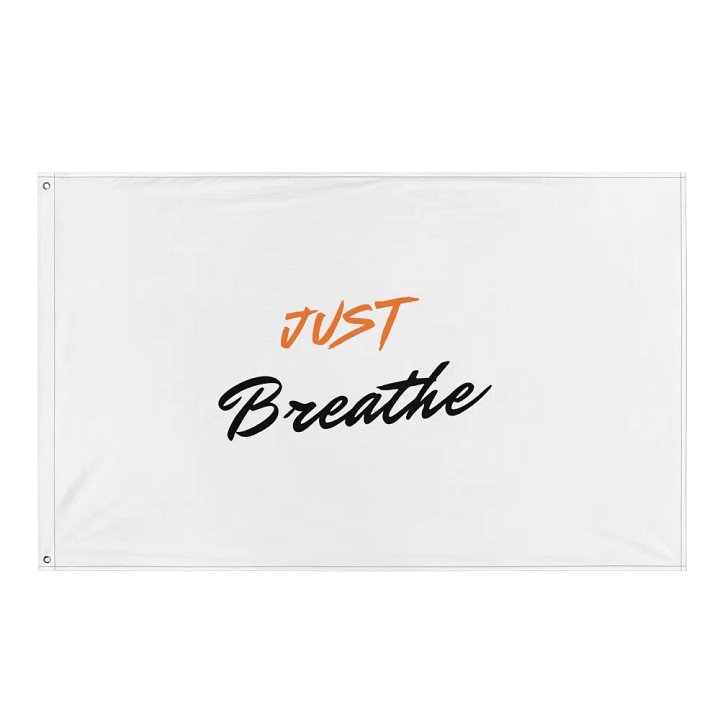 JUST Breathe Flag product image (1)
