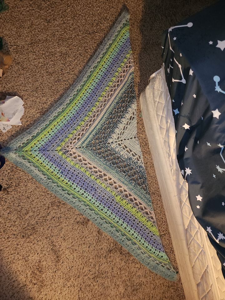 Blue shawl product image (1)