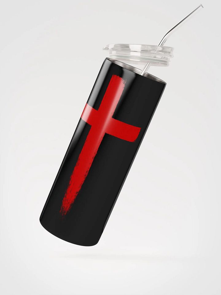 Blood of Christ Eco-Friendly Stainless Steel Cross Tumbler product image (2)