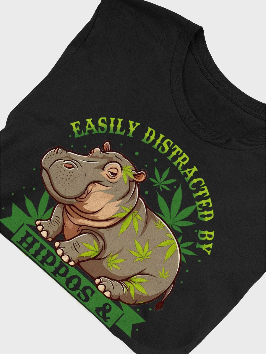 Hippo & Weed Distraction T-Shirt product image (5)