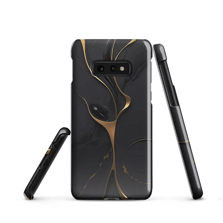 Snap Case for Samsung – Golden Noir Elegance product image (1)