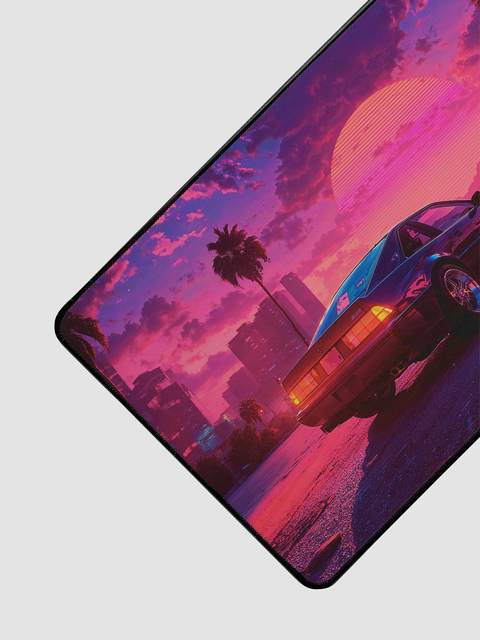 Retro Car Sunset Desk Mat product image (3)
