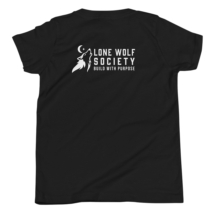 Lone Wolf Society Kids Black T-Shirt product image (6)