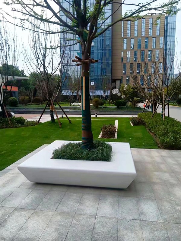 Square tree pot product drawings product image (1)