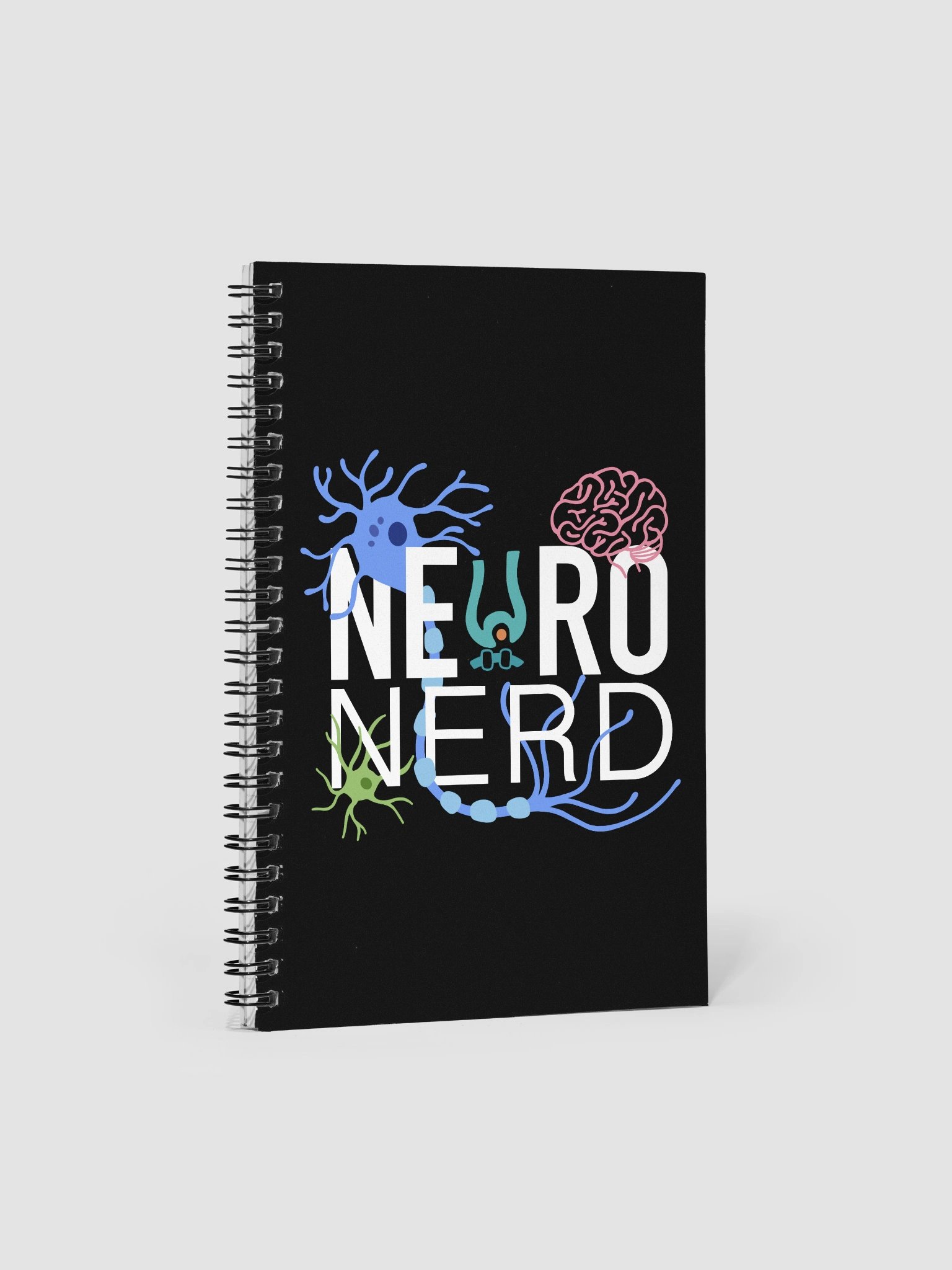 Neuro Nerd Spiral Notebook product image (1)