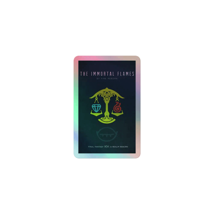 The Immortal Flames Holographic Sticker product image (1)