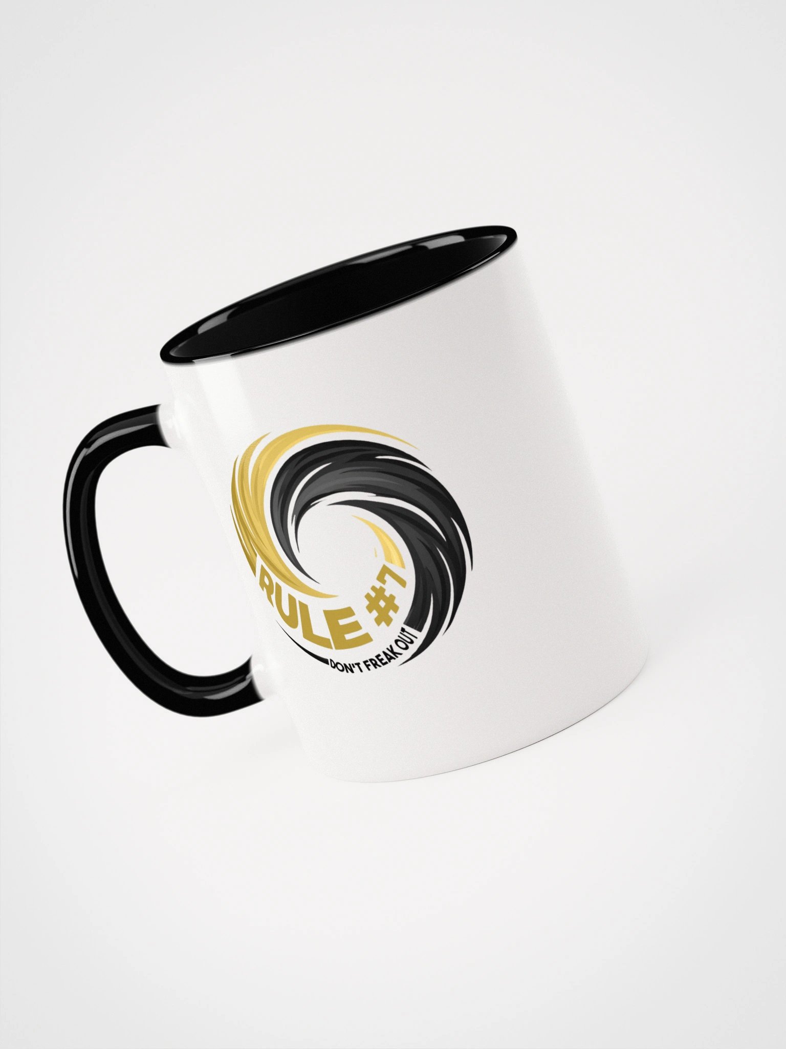 Rule #7 Ceramic Mug Black and Gold product image (34)