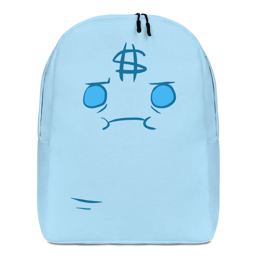 Blue Money Ghost Backpack product image (8)