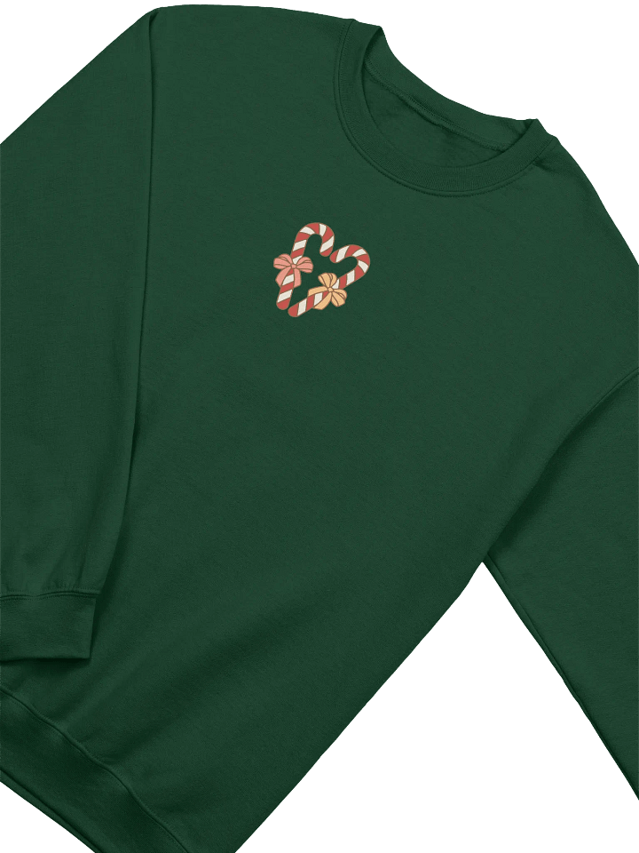 [Candy Cane Oh What Fun] Holiday Crewneck Sweatshirt product image (2)