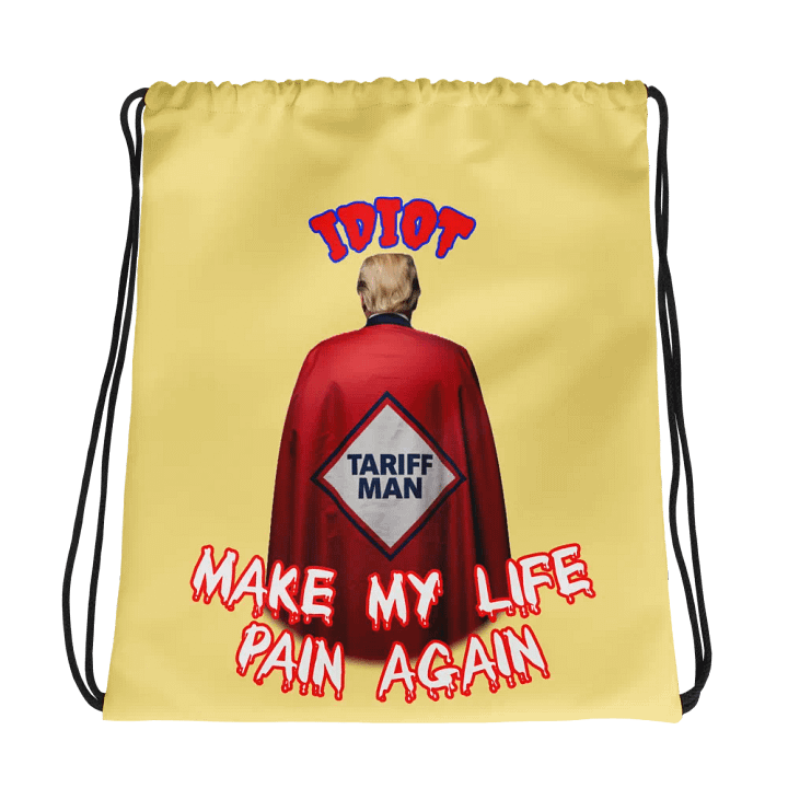 Idiot Tariff Man All-Over Print Drawstring Bag product image (1)