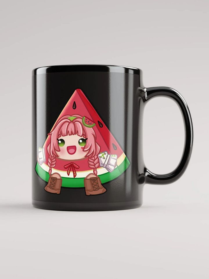 Charity Melon Glossy Black Mug product image (2)
