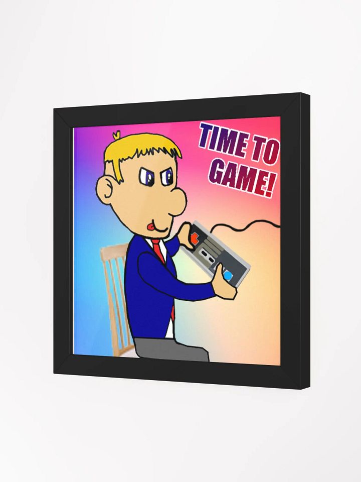 Square 'Time To Game' Framed Poster product image (21)