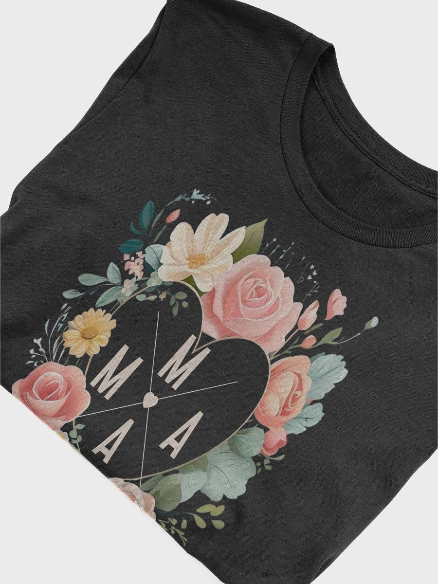 Mothers Day Floral Wreath Mama T-Shirt product image (4)