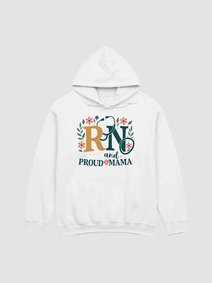 RN Proud Mama Stethoscope Hoodie product image (6)