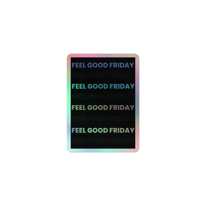 Feel Good Friday Sticker product image (1)