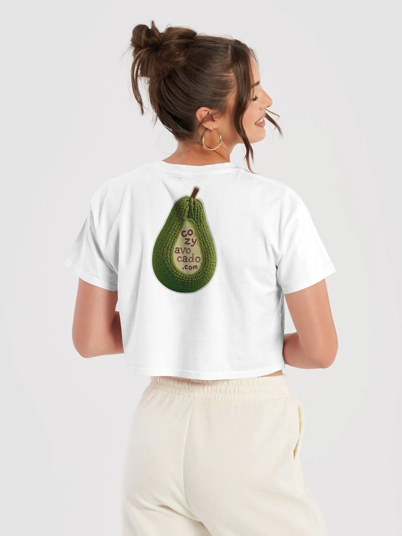 CozyAvocado Women's Premium Strawberry Crop Top #5 product image (7)