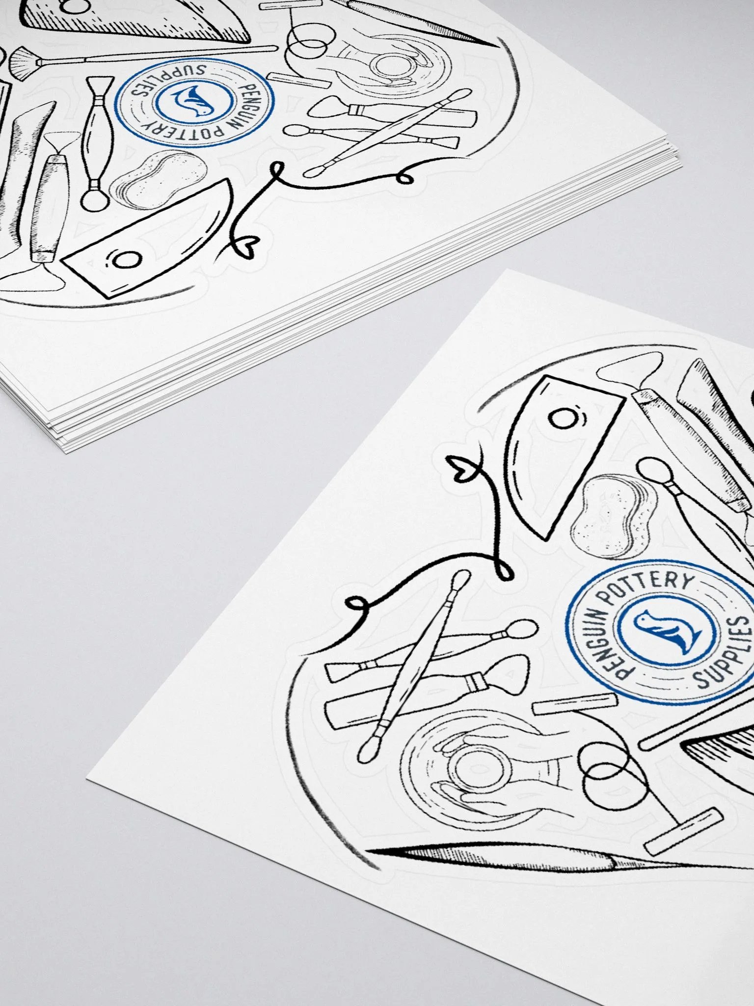 Penguin Pottery Love Sticker Limited Edition product image (4)