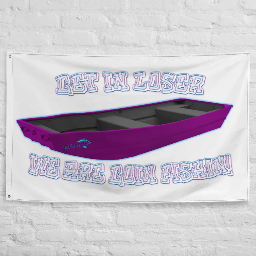 RicerMeanGirls white letter Flag product image (10)