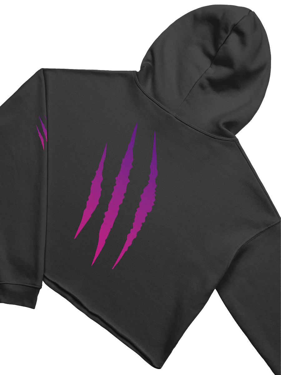 "Sexy and Ruthless" Bella+Canvas Fleece Crop Hoodie product image (4)