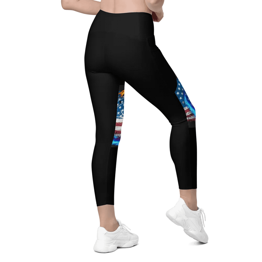 Leggings w pockets black product image (8)