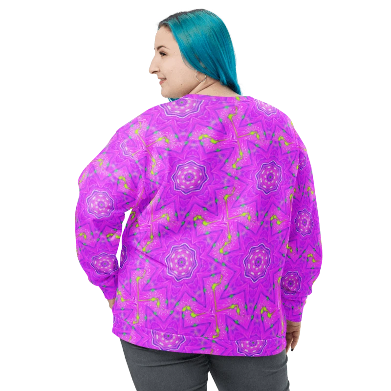 That Abstract Pink Neon Star Unisex Sweatshirt product image (9)