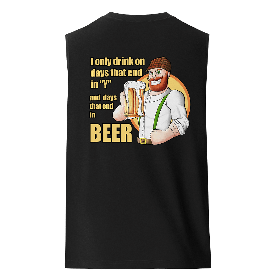 Beer Lad 1 muscle tank back product image (1)