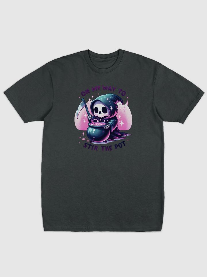 Whimsical Grim Reaper Starry Night Tee product image (1)
