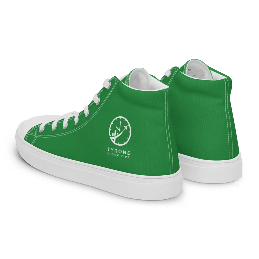 Green Classic White Logo Canvas High Tops product image (5)