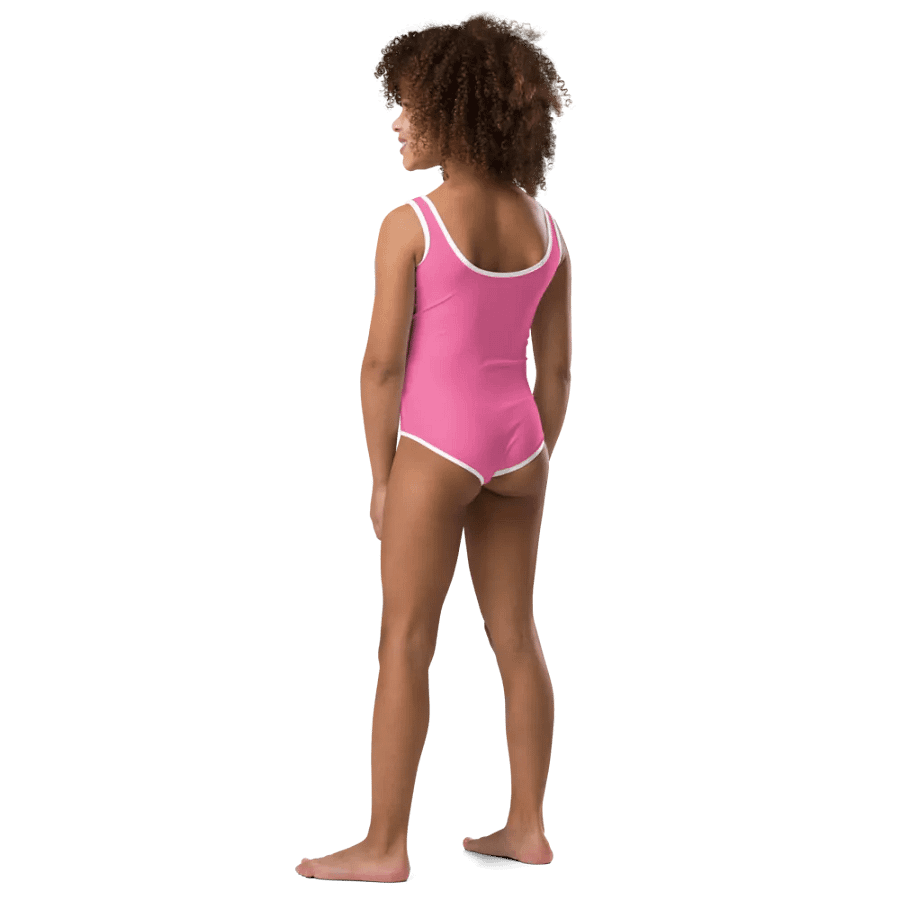 Unlucky in Games, Lucky in Love Rose Kids Swimsuit product image (4)