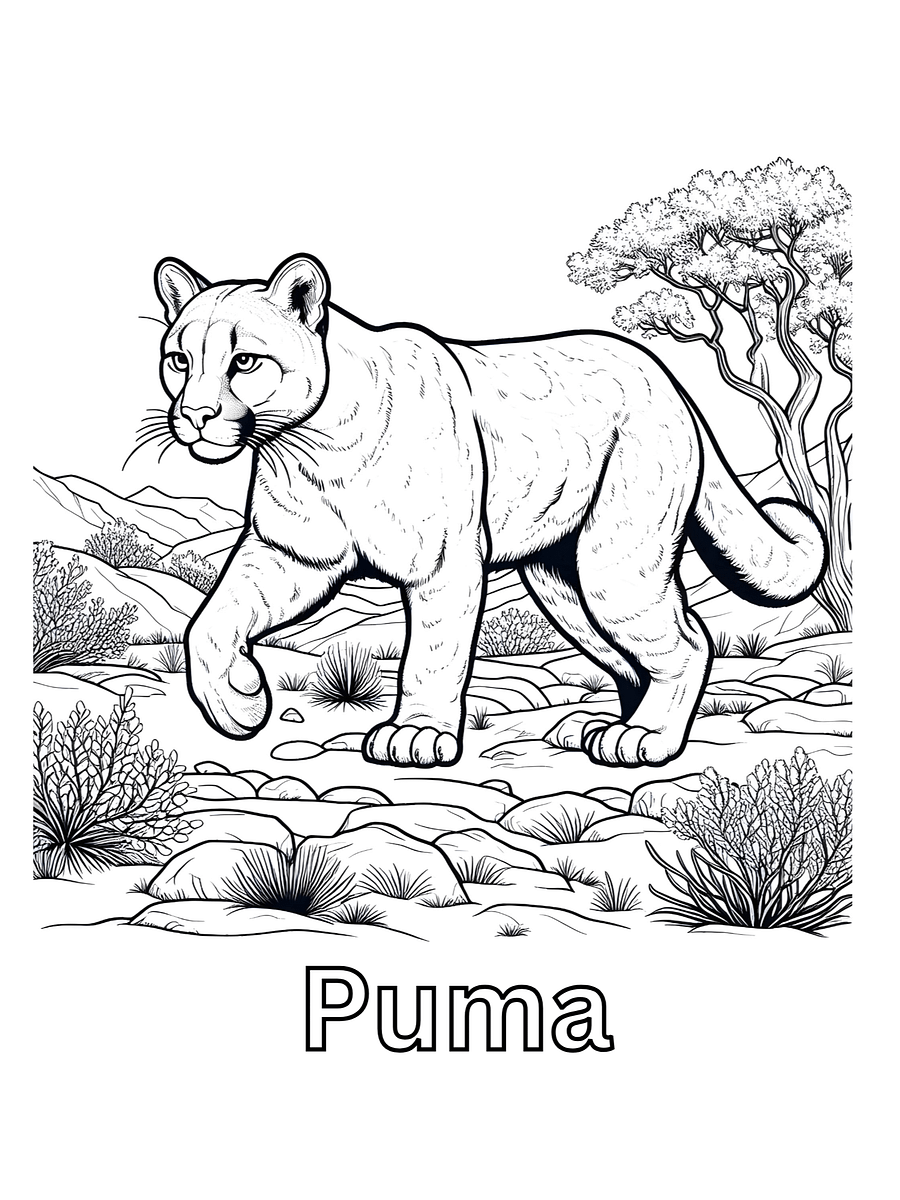Wild Wonders: American Animals Coloring Book PDF product image (6)