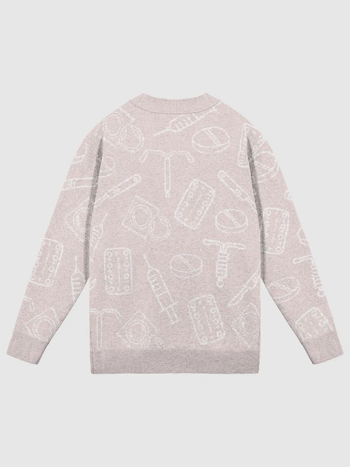 birth control icons (light pink cardigan) product image (2)