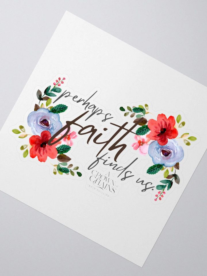 Faith Sticker (A Crown of Chains) product image (2)