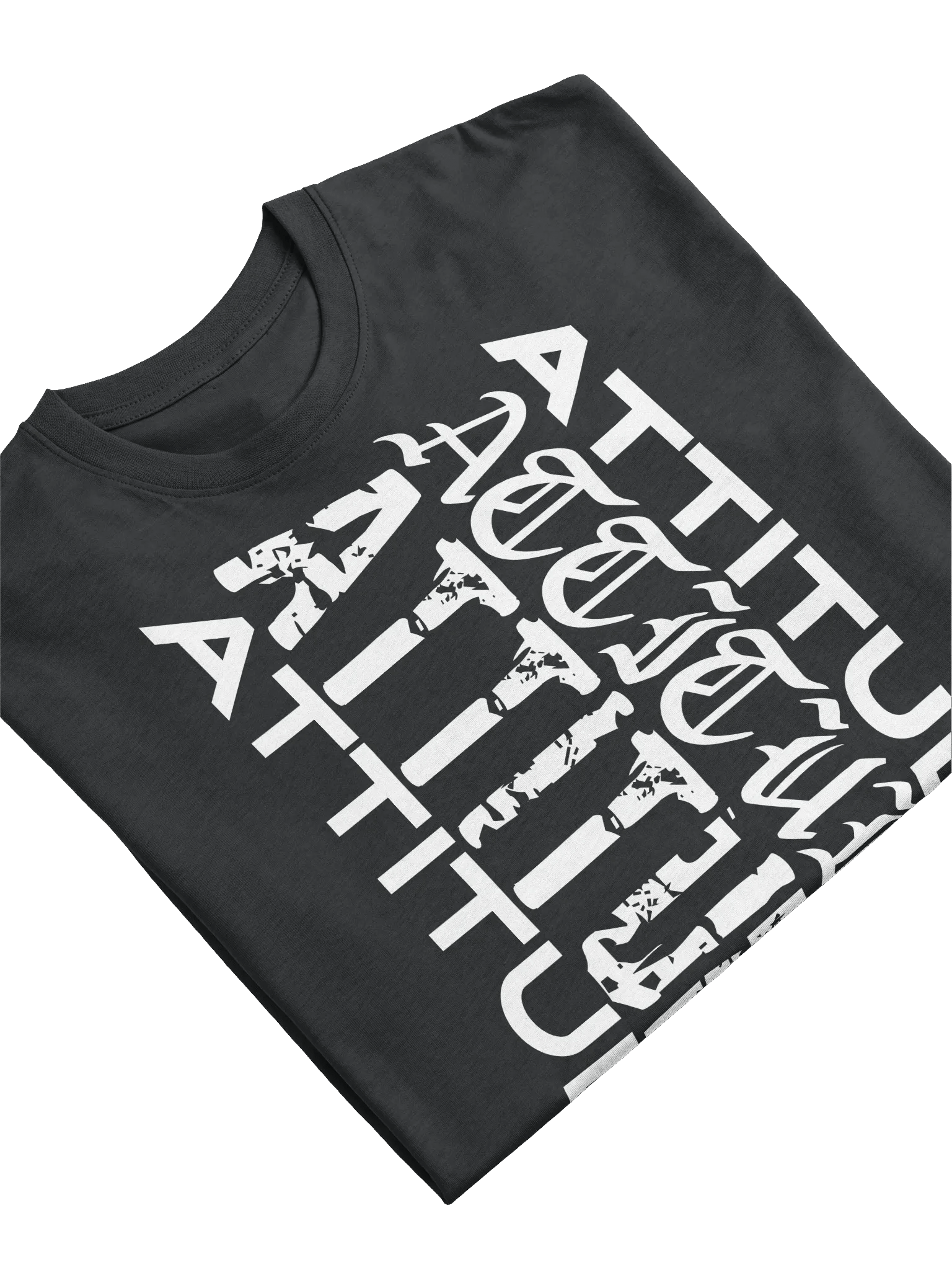 Attitude: Quad Script Heavyweight Tee product image (4)