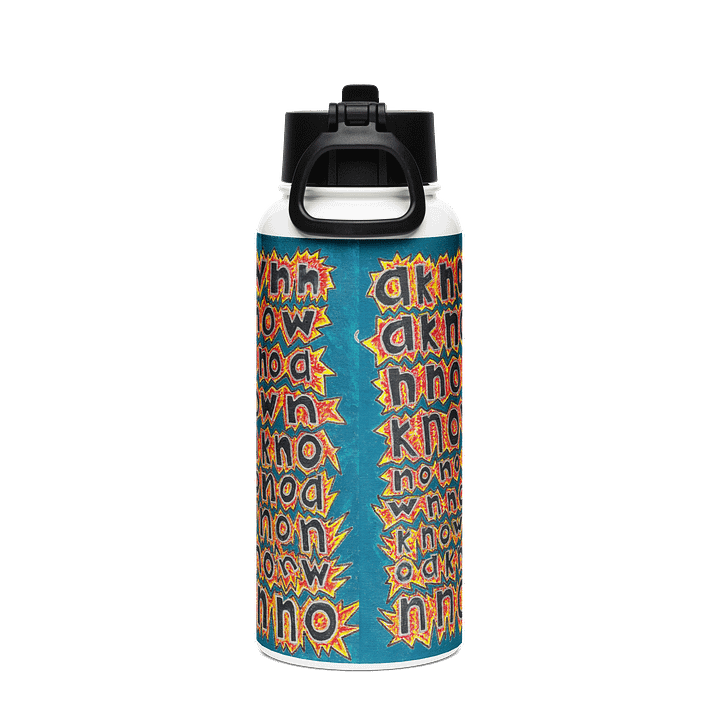 A Wild Woman Stainless Steel Water Bottle with a Straw Lid product image (2)