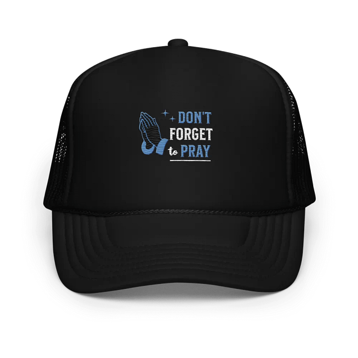 Prayful Blue Otto Foam Trucker Hat product image (1)