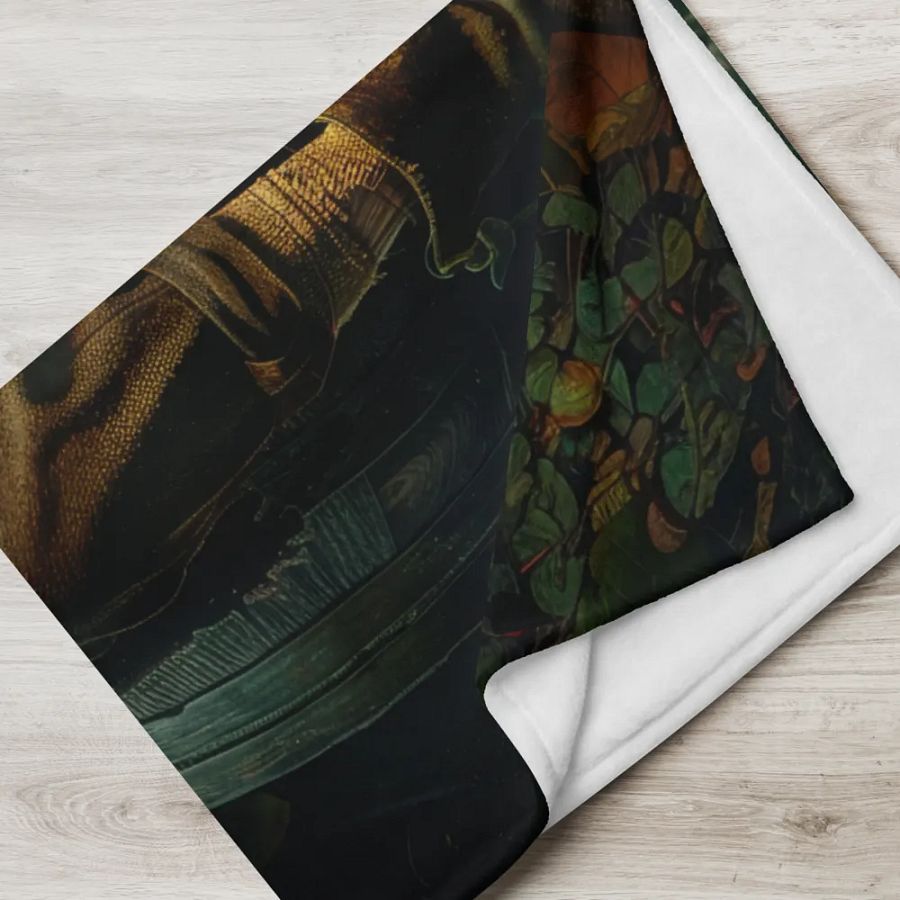 Elder elf drinking a beer - Blanket product image (4)