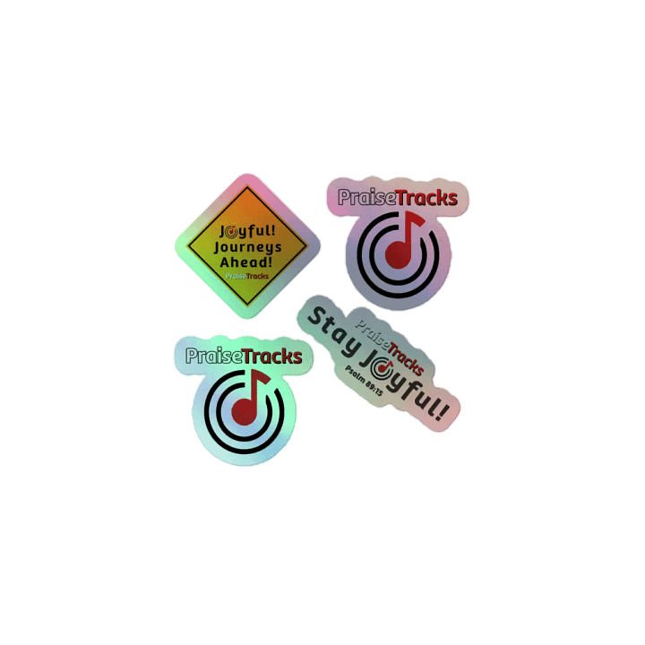 Joyful Journeys Holographic Sticker Assortment product image (1)