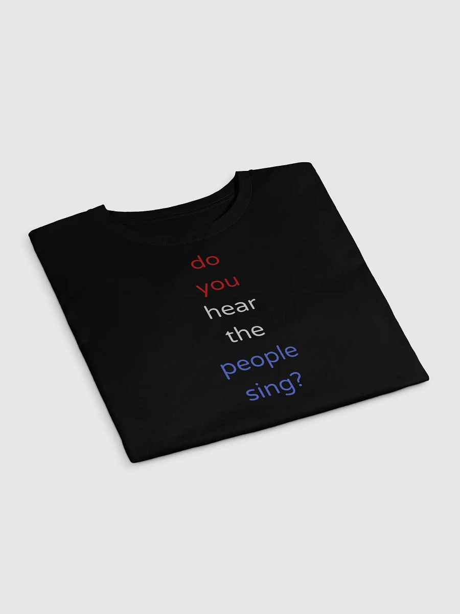 Do You Hear the People Sing Cropped Tee. product image (3)