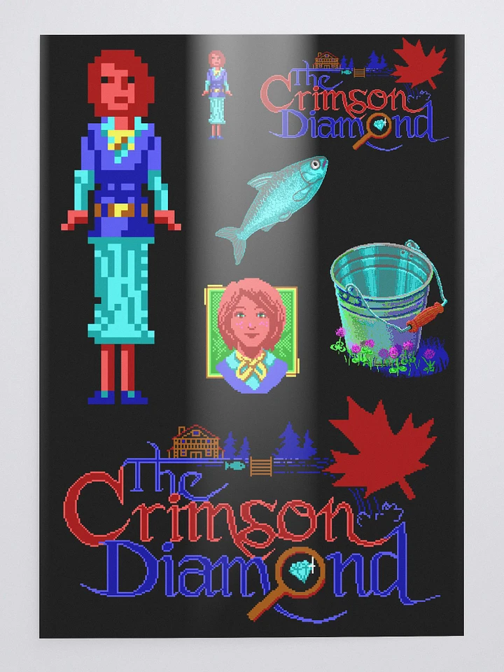 The Crimson Diamond Stickers! product image (1)