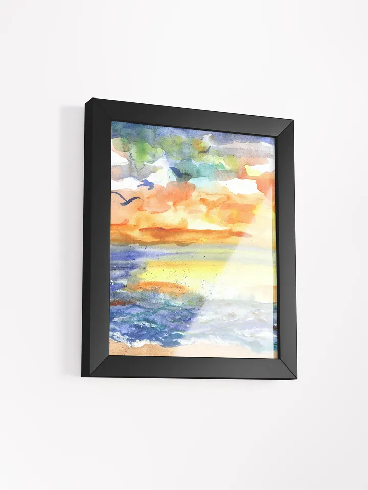 Playful Sea Framed Print product image (5)