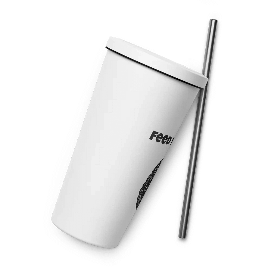 Feed Your Mind Insulated Tumbler with a Straw product image (9)