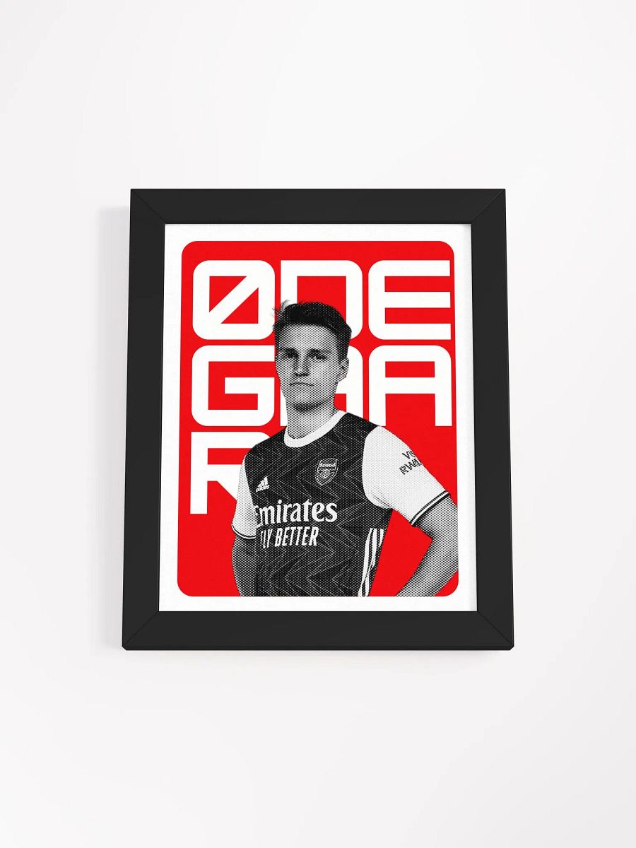 Martin Ødegaard BW Arsenal Name Art Framed Print product image (3)