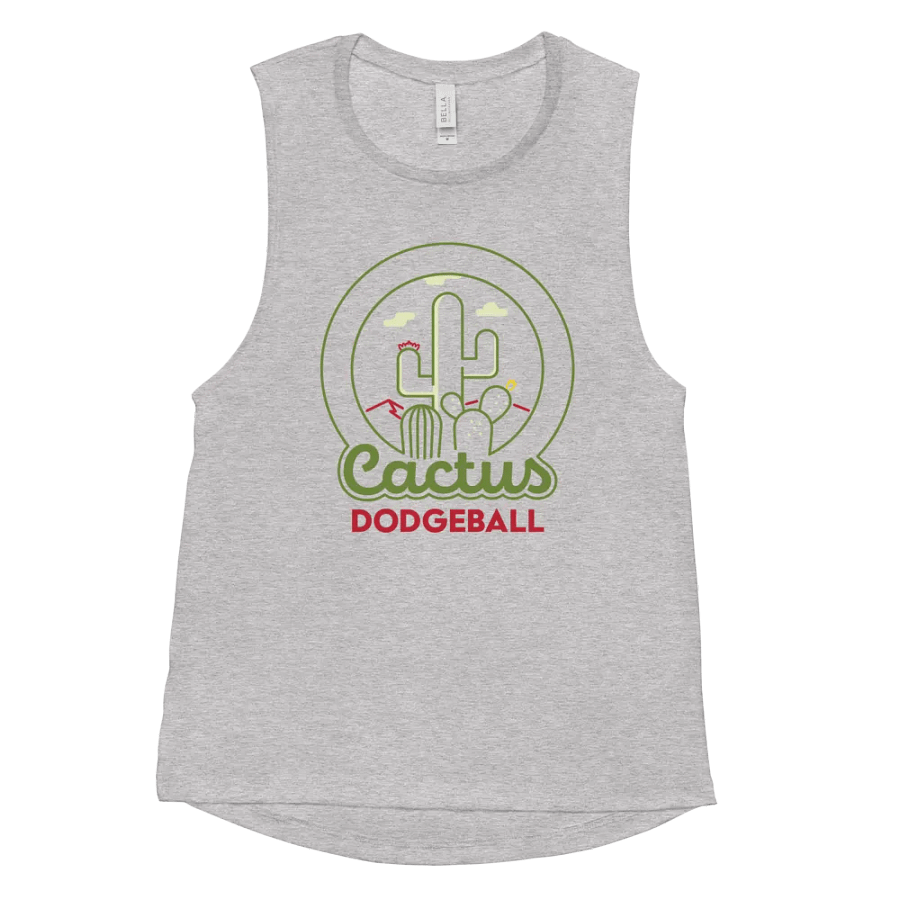 Cactus Dodgeball Women's Muscle Tank product image (28)