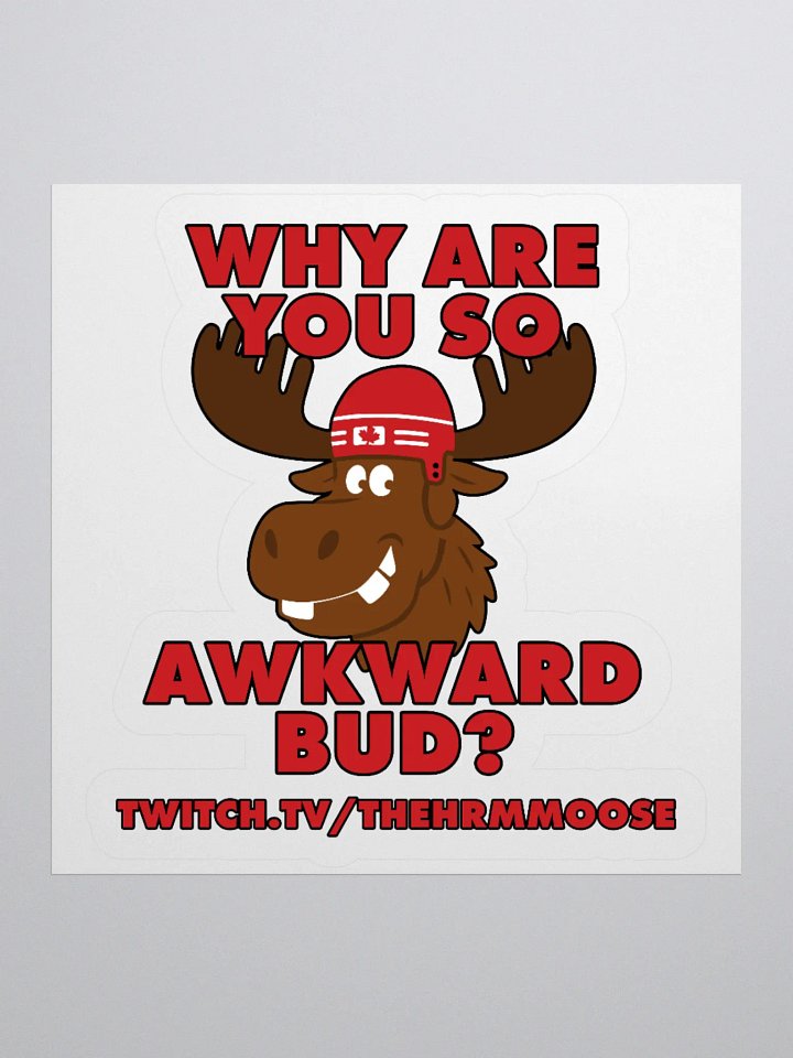Awkward Bud Sticker product image (3)