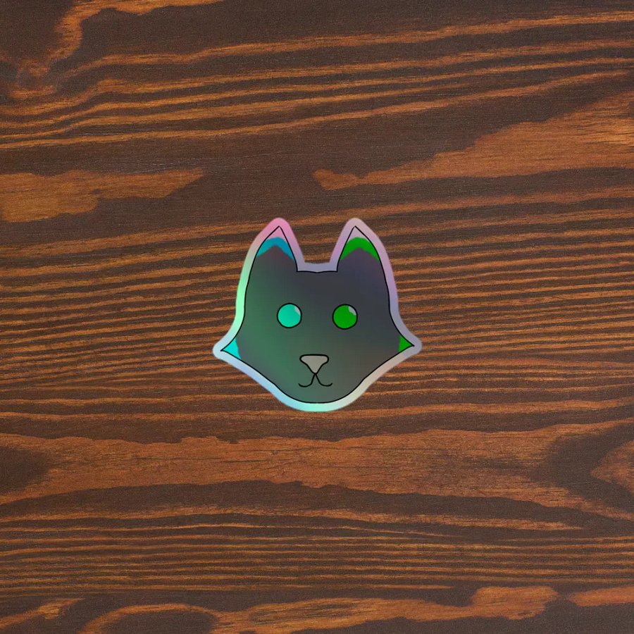 Whimsical Fox Eyes Holographic Sticker Set product image (5)