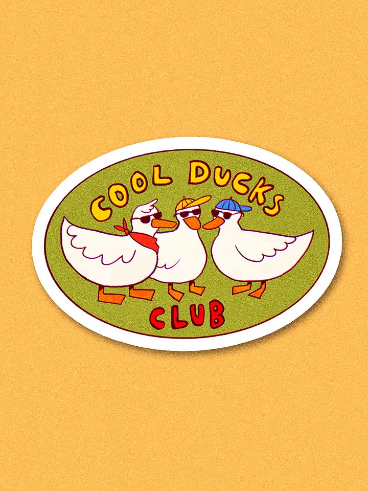 Cool Ducks Club Sticker product image (1)